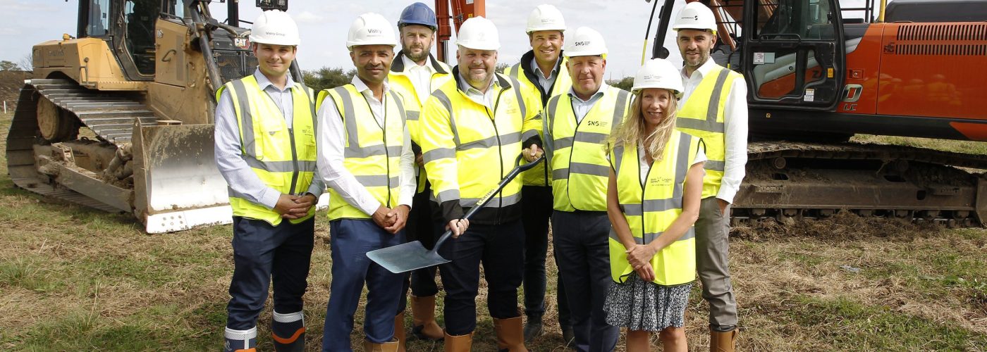 Ceremony marks the start of work at 2,500-home development in Swindon’s New Eastern Villages