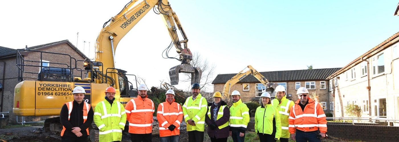 Work starts on new sheltered housing schemes after £7.8million grant is secured