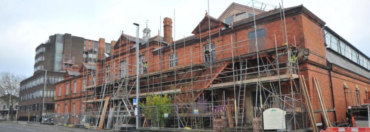 Restoration work on Swindon's Health Hydro begins