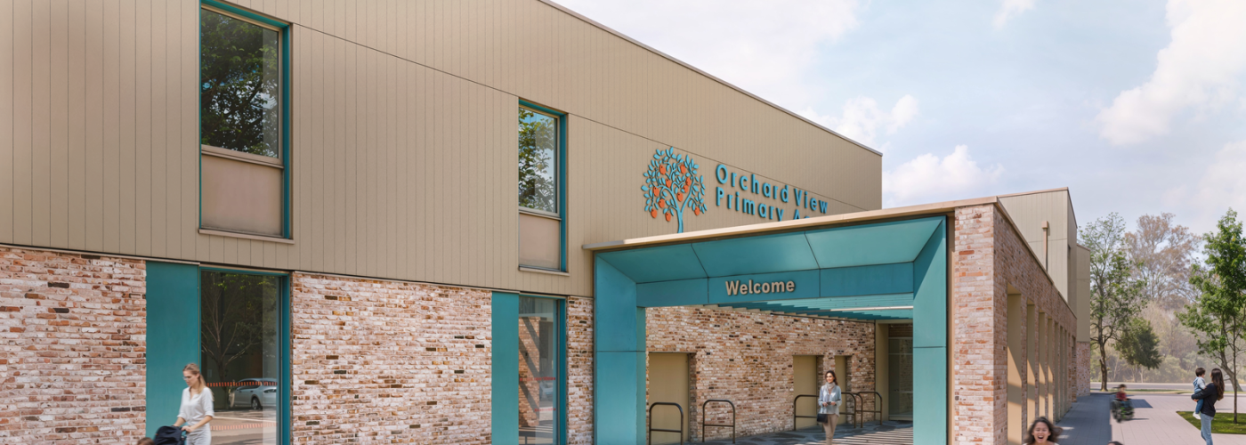 Construction work begins at Orchard View Academy site Construction work begins at Orchard View Academy site