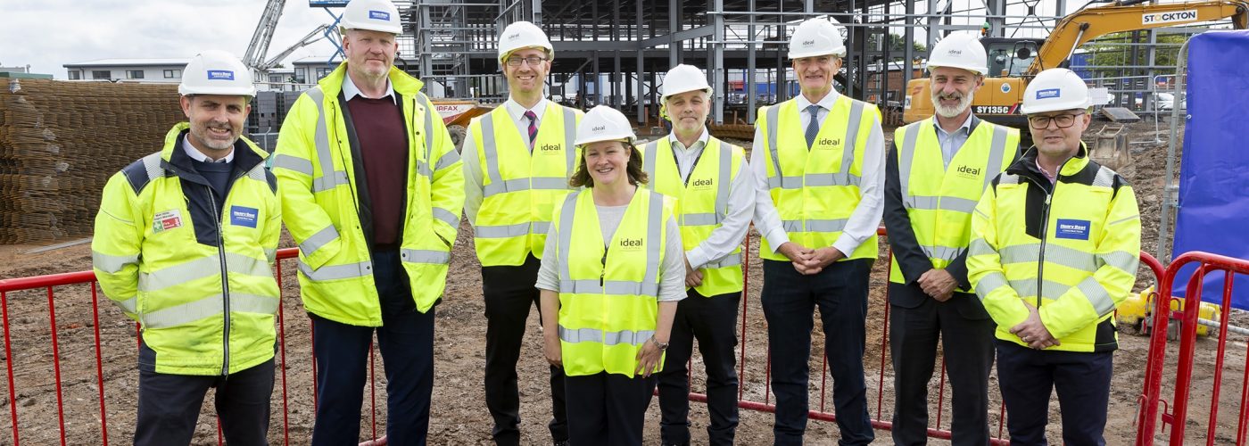 Construction milestone reached as Ideal Heating R&D centre takes shape