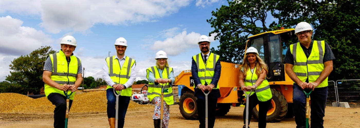 Ground-breaking ceremony takes place for new Extra Care scheme in Thorpe St Andrew