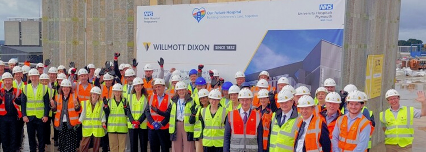 Willmott Dixon Tops Out £140m Derriford Emergency Care Centre in New Hospital Programme Milestone