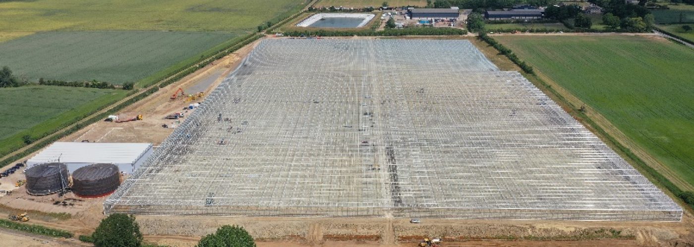 World-First Giant Greenhouses Near Completion