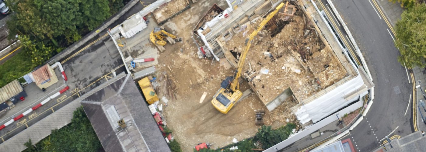 Maidstone Demolition Aerial view