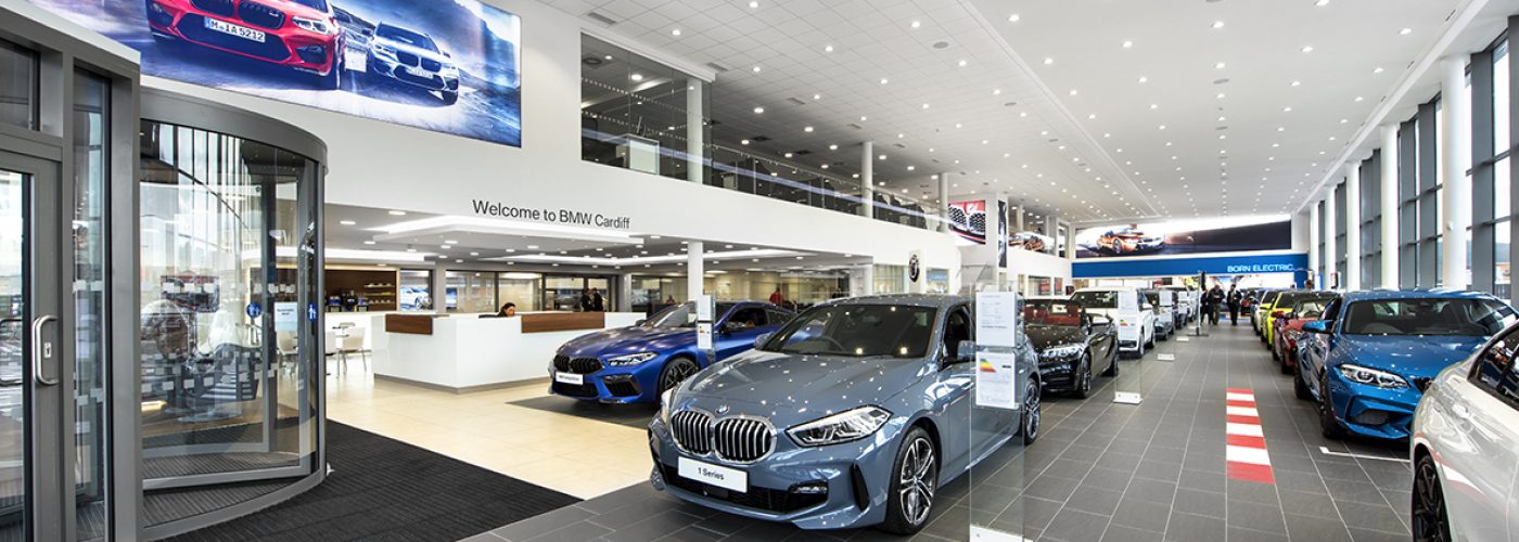 The new Sytner Group BMW dealership in Cardiff, delivered by MCS Group.