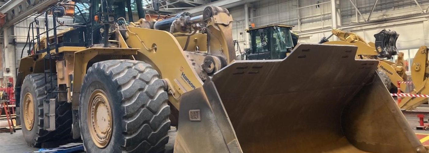 First electric drive Cat® machine rebuild for Heidelberg Materials UK