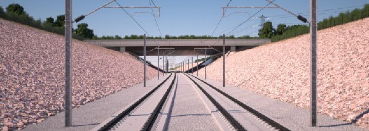 First images of HS2’s biggest ‘green bridge’