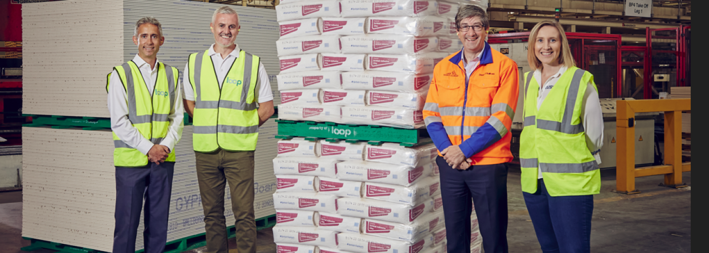 British Gypsum partners with The Pallet LOOP to reduce pallet waste in UK construction