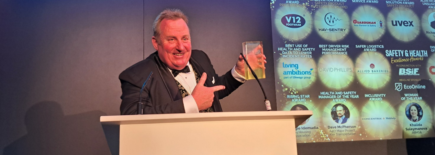 Arco chairman wins Lifetime Achievement Award for commitment to H&S