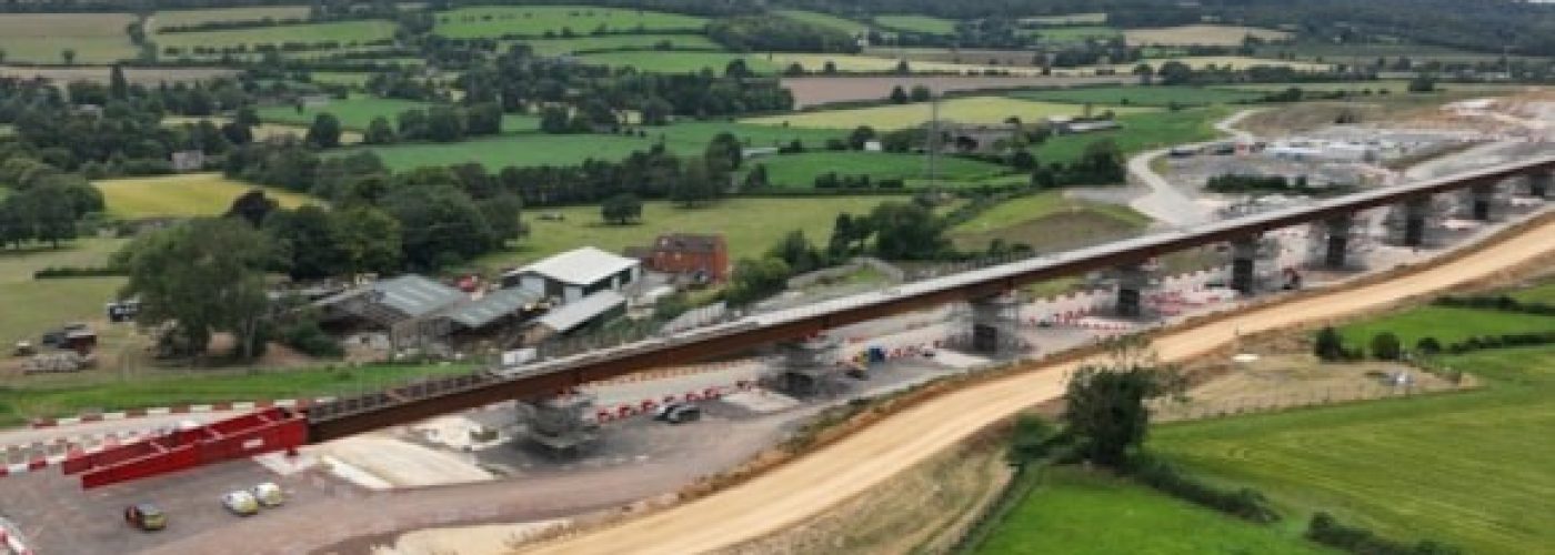 New Timelapse: HS2 completes epic 8 month Wendover Dean Viaduct deck slide