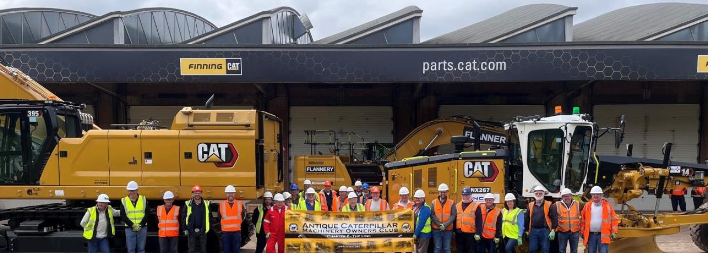 Antique Caterpillar® club impressed with rebuilds at Finning HQ