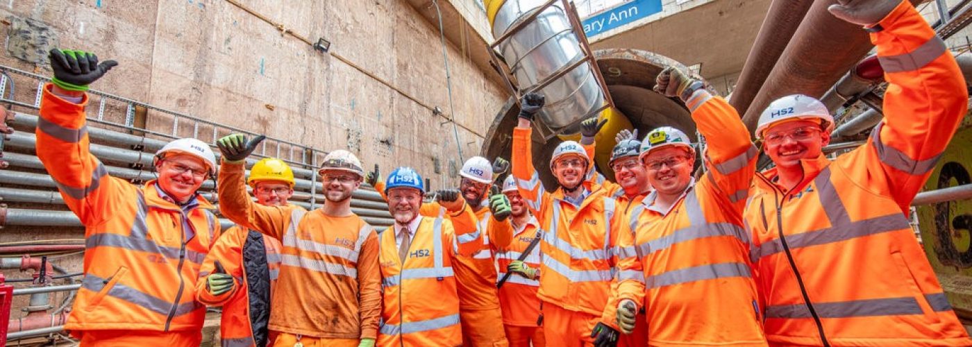 Balfour Beatty VINCI celebrate key milestone as tunnel boring machine reaches halfway point on HS2’s route into Birmingham