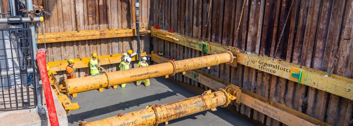 Groundforce Shorco supports complex excavation at Aberdeen water works