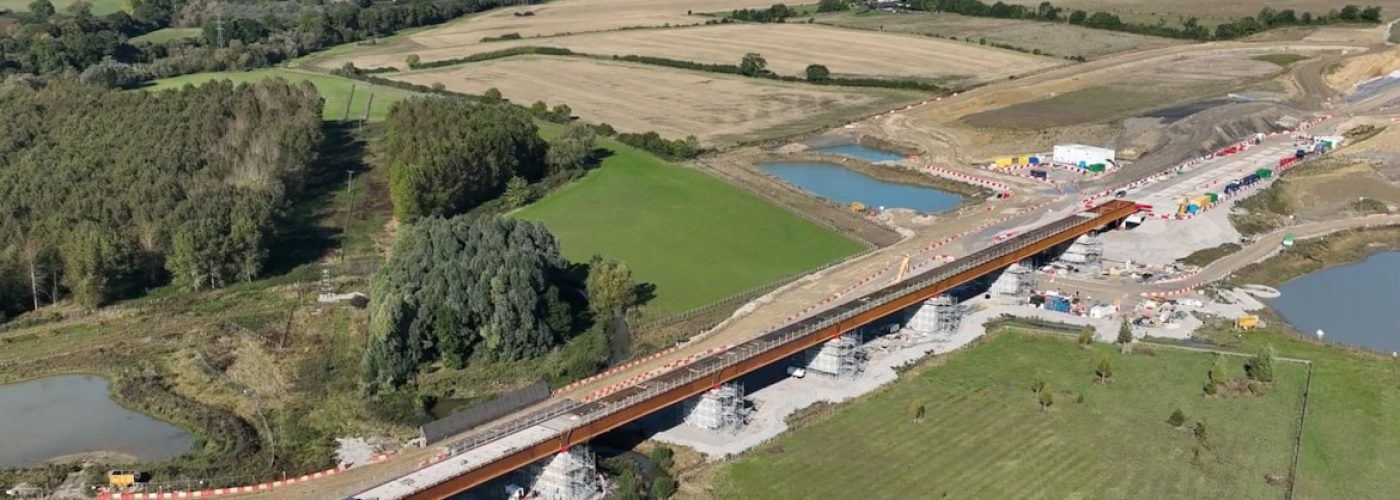 Double milestone for HS2’s Brackley viaducts