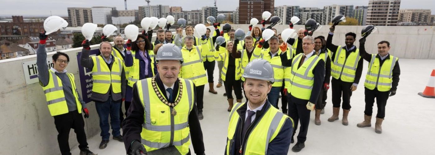 Topping out ceremony marks milestone in Hayes Town Centre Regeneration