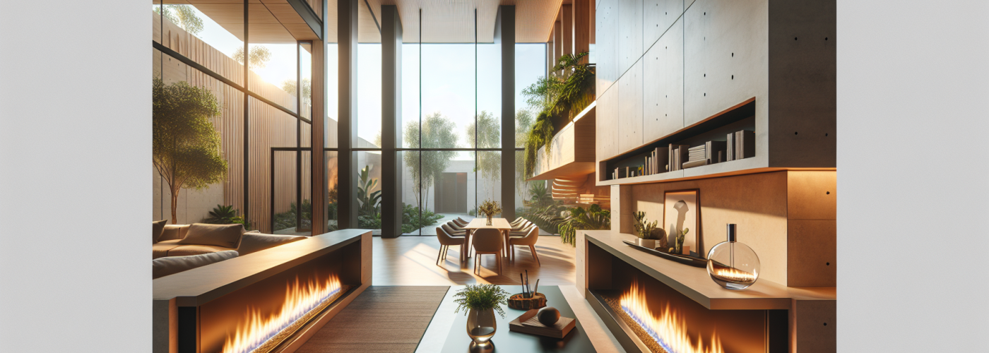 Sustainable heating solutions in modern construction with bioethanol fireplaces