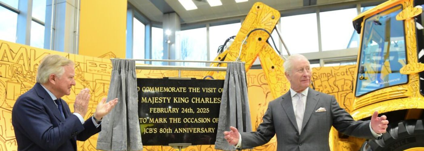 King Charles Celebrates JCB’s 80th Anniversary and Hydrogen Innovation King Charles Celebrates JCB’s 80th Anniversary and Hydrogen Innovation