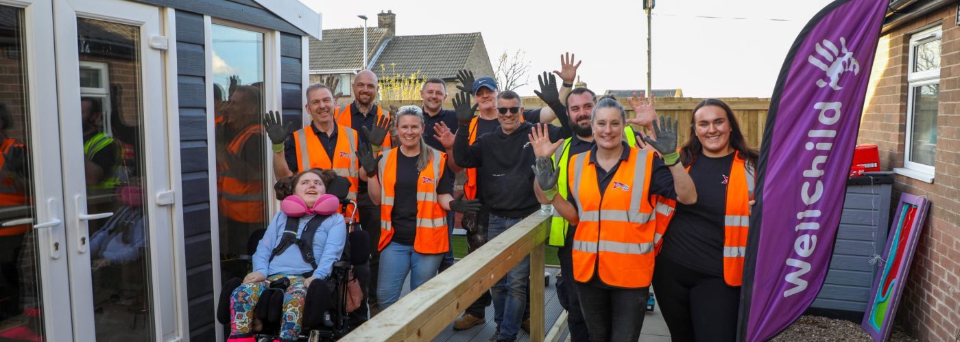 Speedy Hire Partners with WellChild to Transform Garden for Daisy