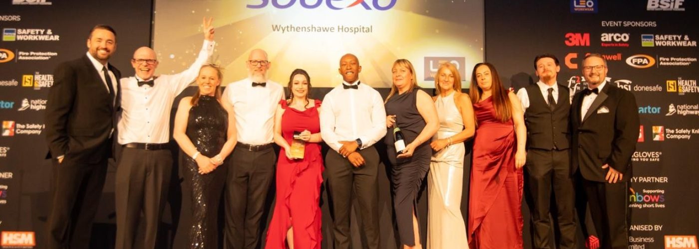 Sodexo team at Wythenshawe Hospital celebrates double win at leading safety awards