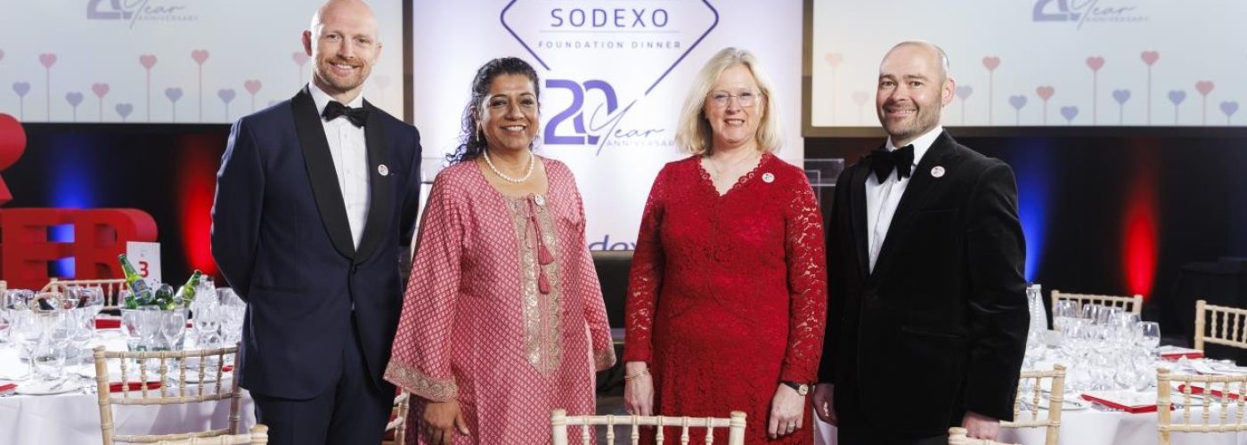 Sodexo Stop Hunger Foundation marks 20 years with £292,300 fundraising high at annual dinner
