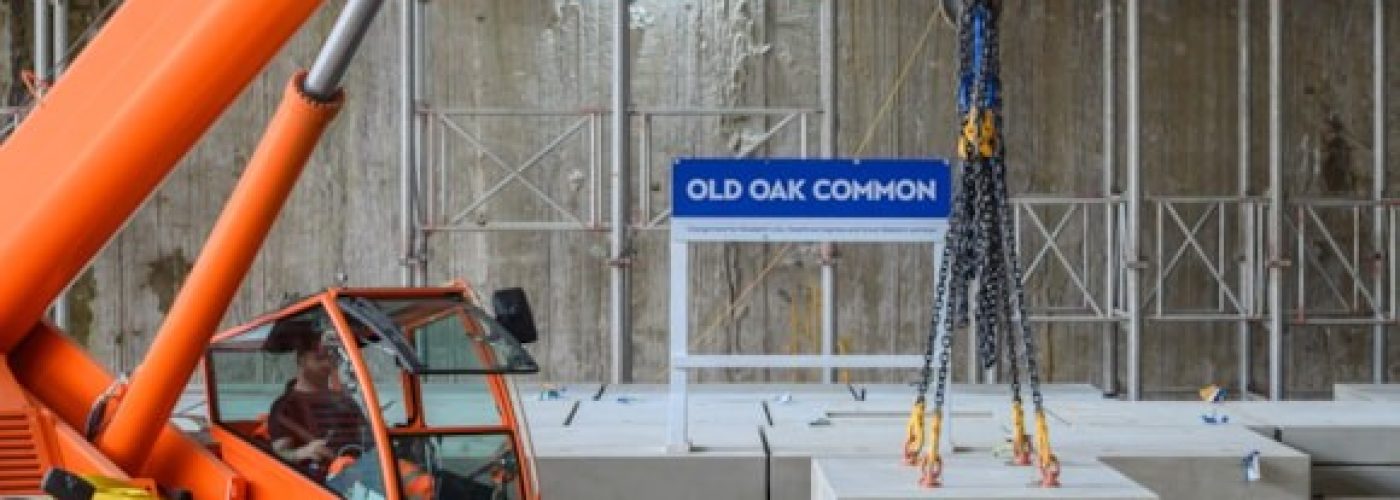 First platforms for Britain’s new high speed railway installed at Old Oak Common