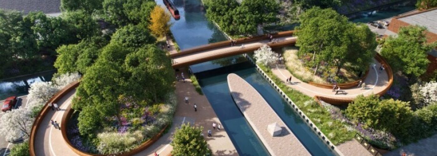 A Bridge to the Future: Aecom Unveils Striking Alperton Canal Crossing
