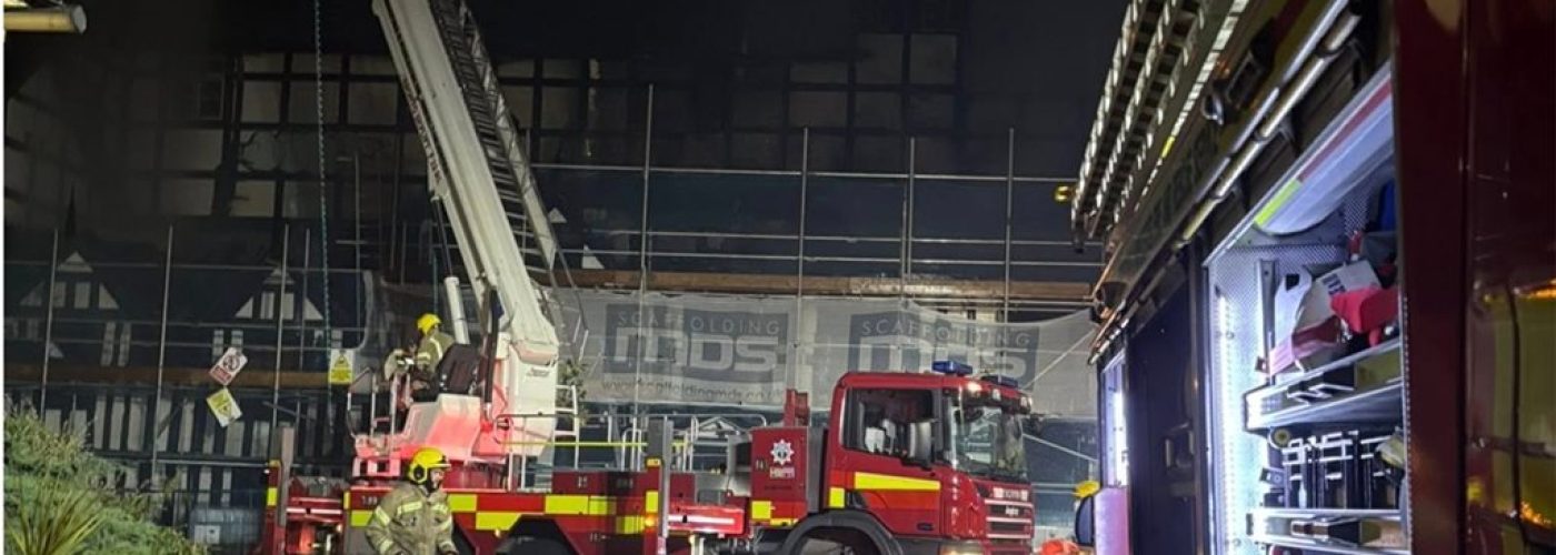 Blaze Destroys Historic Raven Hotel in Droitwich