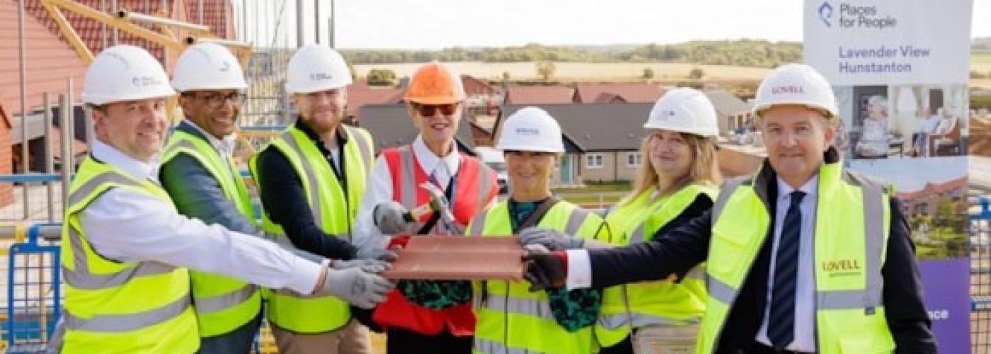 Development of independent living apartments in Hunstanton reaches highest point