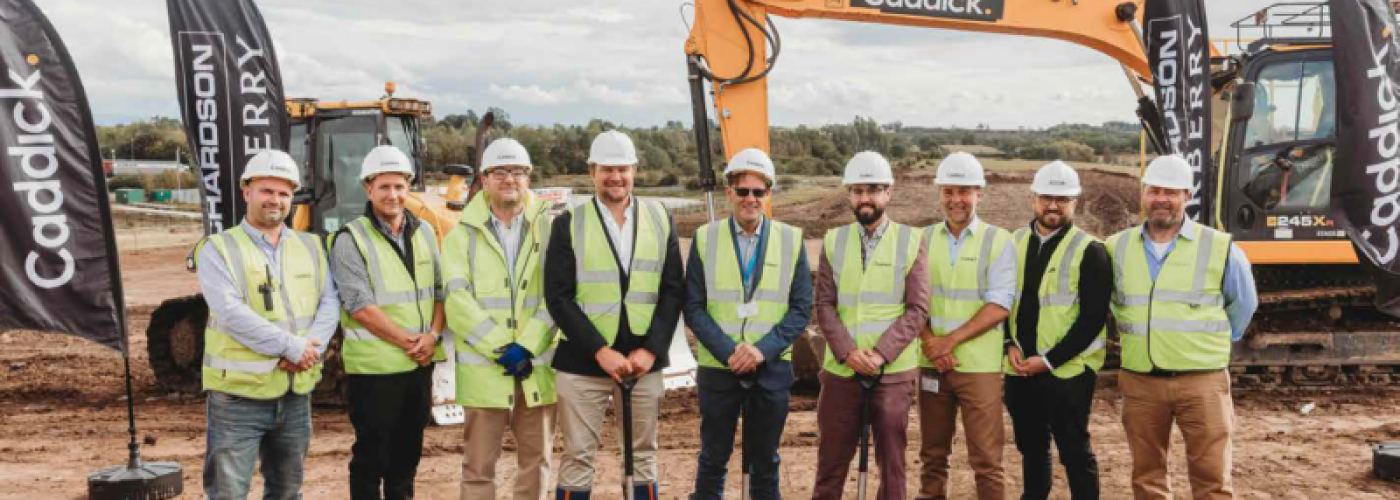 Richardson Barberry start delivery of new DPD parcels hub at £250m business park