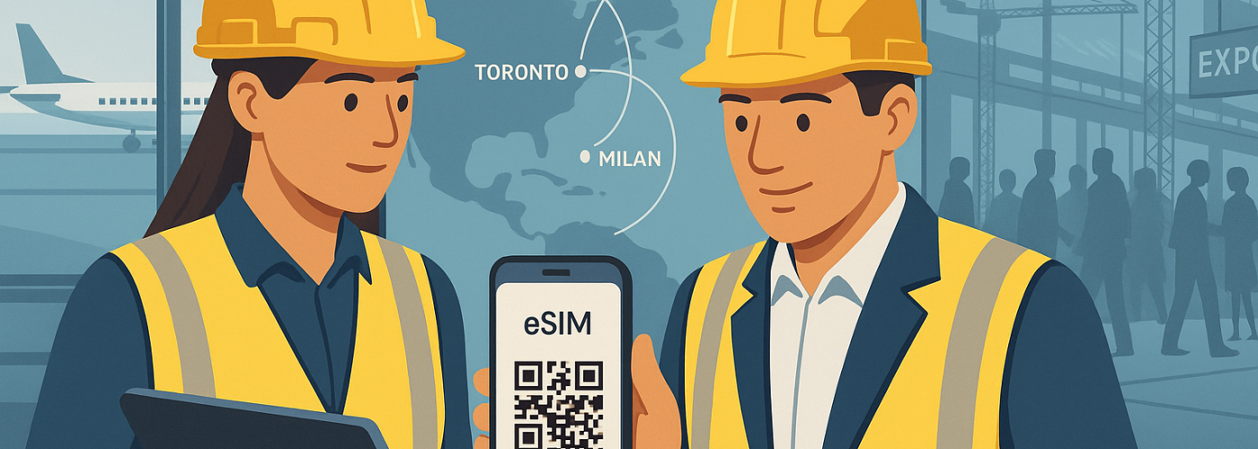 Hard Hats on the Move: A U.S. Contractor’s Guide to Cross-Border Connectivity for Site Visits and Trade Shows