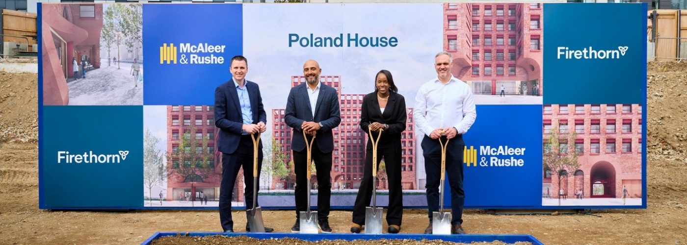Firethorn breaks ground at Stratford PBSA site with McAleer & Rushe Firethorn breaks ground at Stratford PBSA site with McAleer & Rushe