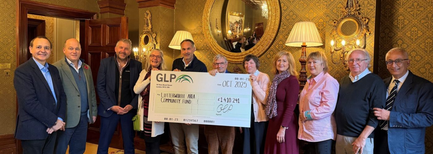 GLP celebrates the legacy of the Lutterworth Community Fund and latest G-Tour charity donations