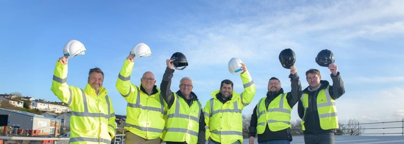 Treveth celebrates construction milestone at Bodmin’s Normandy Way Business Hub
