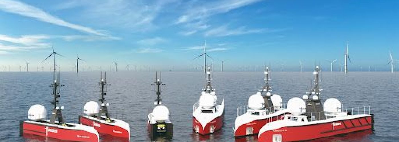 Crewless maintenance vessels to support offshore wind farm repairs