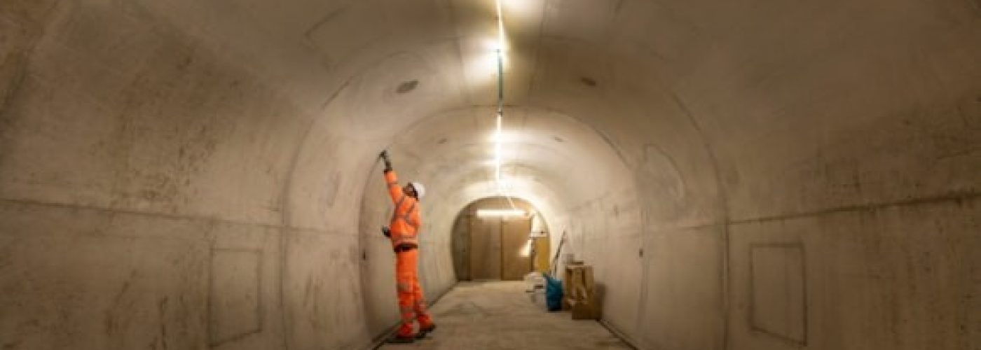 Cross passage construction complete on HS2’s Northolt Tunnel in London