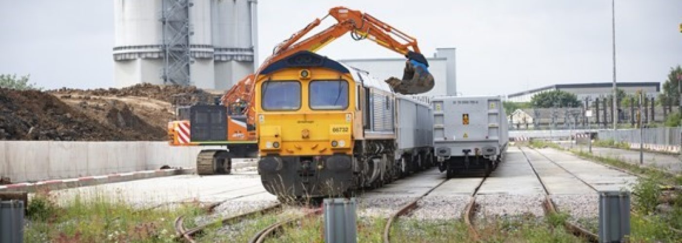 HS2’s London Logistics Hub celebrates transporting one million tonnes of spoil