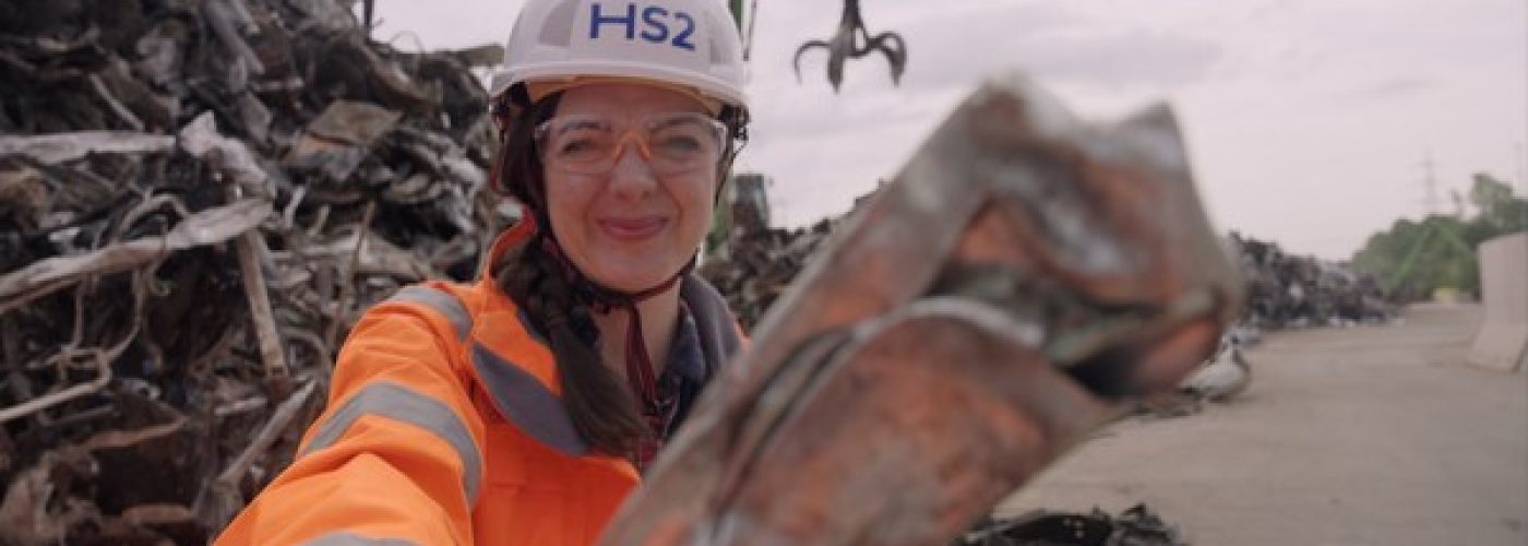 HS2’s demand for UK recycled steel supports hundreds of jobs while cutting carbon in construction