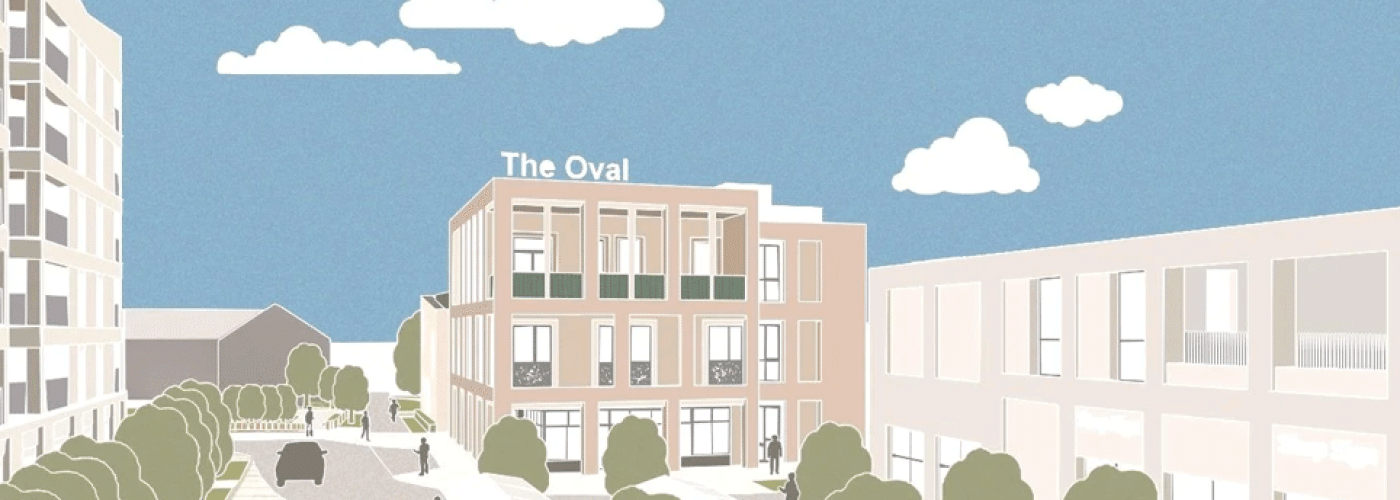 Work starts at The Oval redevelopment in Stevenage