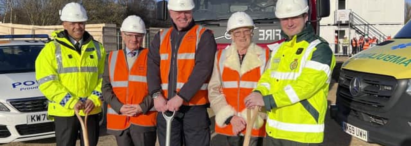 Work starts on tri-service station in Tyne and Wear